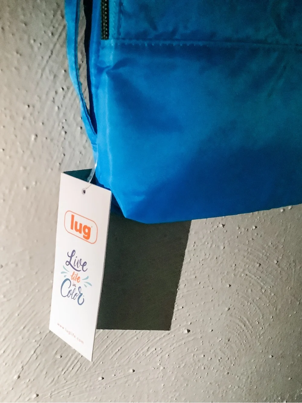 NWT Lug Coastal Blue Delta Mini Crossbody 10.4 Tablet/Ipad case